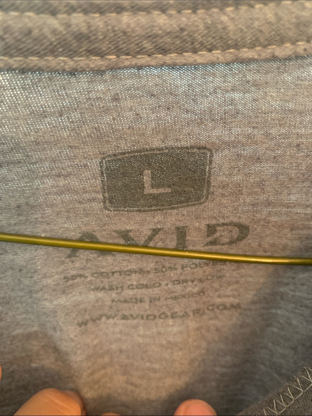 Men’s grey tee - Picture 2 of 2